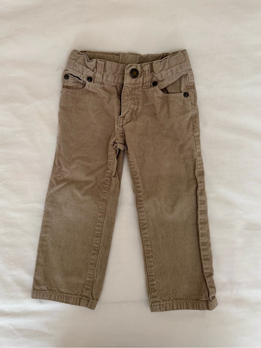 Janie and Jack Toddler Corduroy Pants in Tan